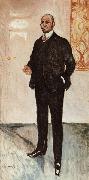 Edvard Munch Self-Portrait painting